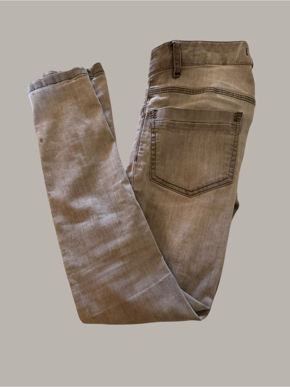 Free People Gray Skinny Jeans Size W24 | Grunge Alt Indie
